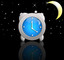 old clock in the evening.psd
